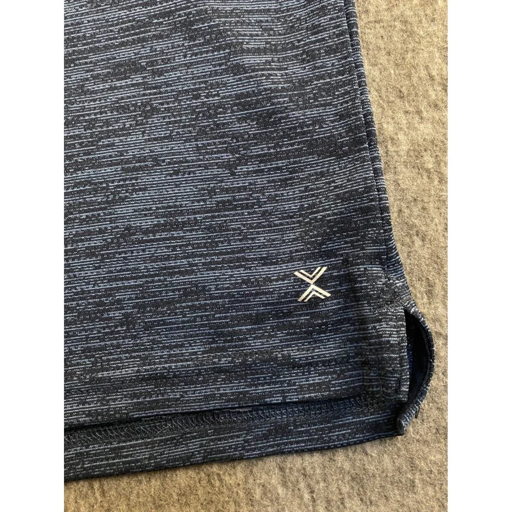 Xersion EverAir Boys Navy Blue Space Dye Short Sleeve Polo Shirt Large 14/16